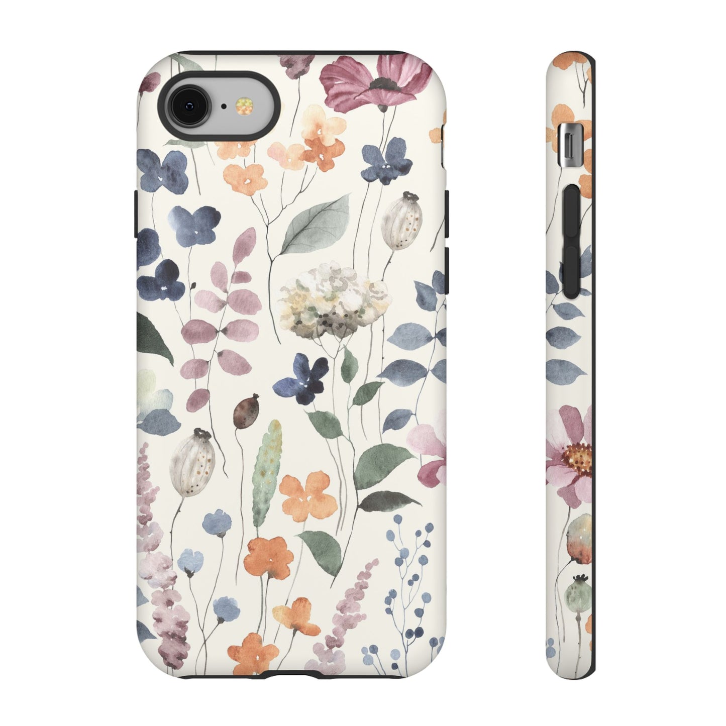 Floral prints phone case for iPhone, Samsung Galaxy and Pixel devices