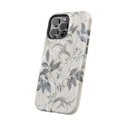 Luxury Leaves (MagSafe version): Artistic case for iPhone, Samsung Galaxy and Google Pixel