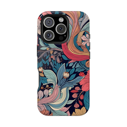 Floral Charm (MagSafe version): Fashion Phone Case for iPhone