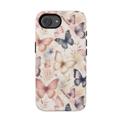 Butterfly Pastels Phone Case: Tough Case for iPhone and Samsung Galaxy devices