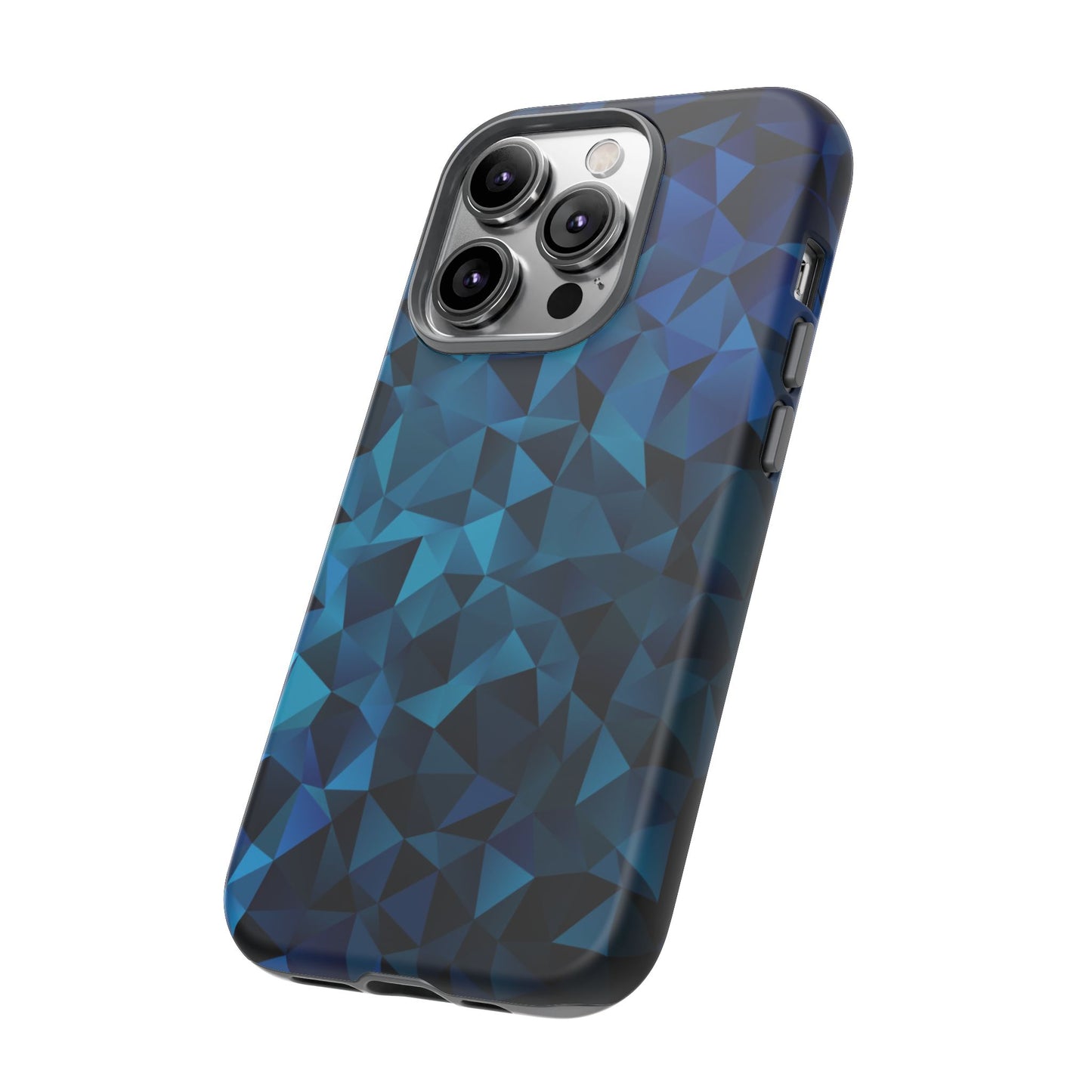 Blue Diamonds: Phone Case with Elegant Prints for iPhone, Samsung Galaxy and Google Pixel devices