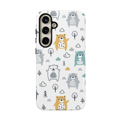 Bear Friends: Cute Phone Case for iPhone, Samsung Galaxy and Google Pixel devices