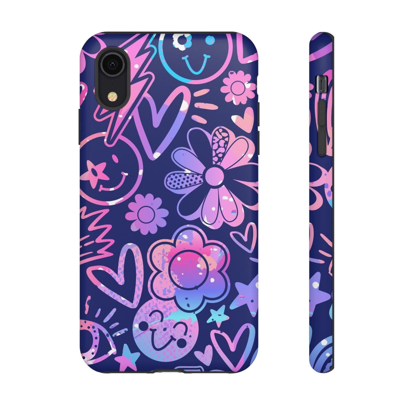 Live Inspired: Purple Tough Case for iPhone, Samsung Galaxy and Google Pixel devices