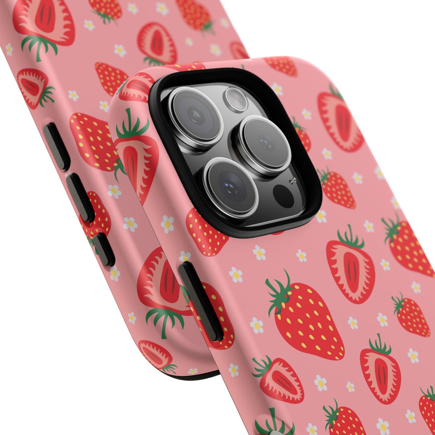 Berry Strawberry: Fruit-inspired phone case for iPhone, Samsung Galaxy and Google Pixel devices