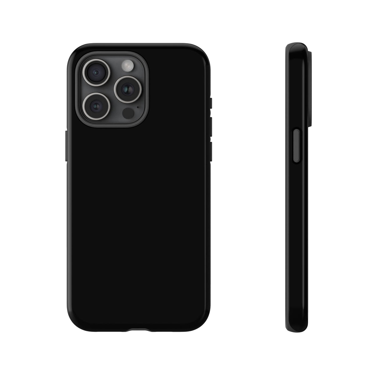 Space Black: Pure black phone case for iPhone, Samsung Galaxy and Google Pixel devices