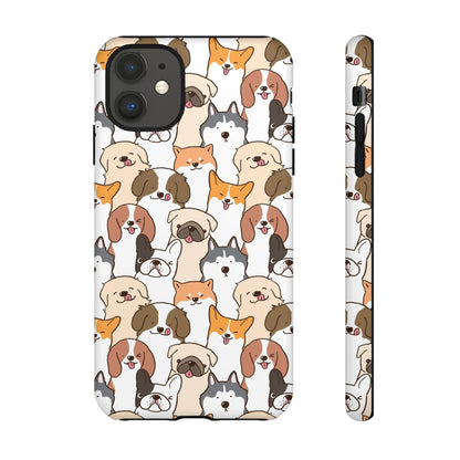 Cute Dogs Charm Phone Case for iPhone, Samsung Galaxy and Google Pixel devices