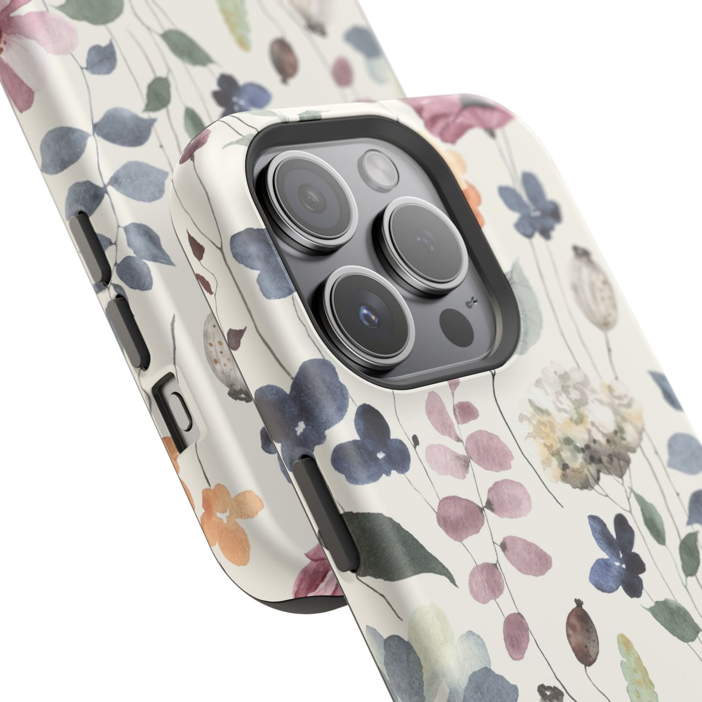 Floral prints phone case for iPhone (MagSafe version)
