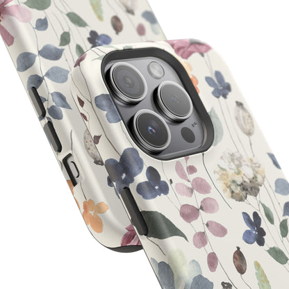 Floral prints phone case for iPhone (MagSafe version)