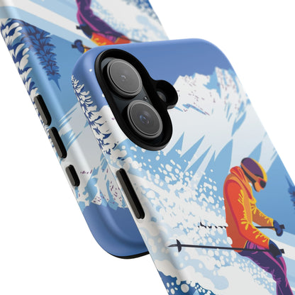 Glacier Rush: Ice Ski inspired phone case for iPhone, Samsung Galaxy and Google  Pixel devices