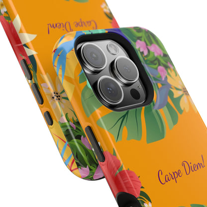 Carpe Diem: Colorful MagSafe Phone Case for iPhone