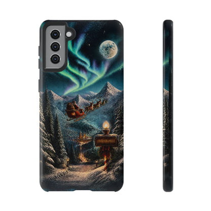 Santa Claus North Pole Adventure: Christmas Themed Phone Case for iPhone, Samsung Galaxy and Google Pixel devices