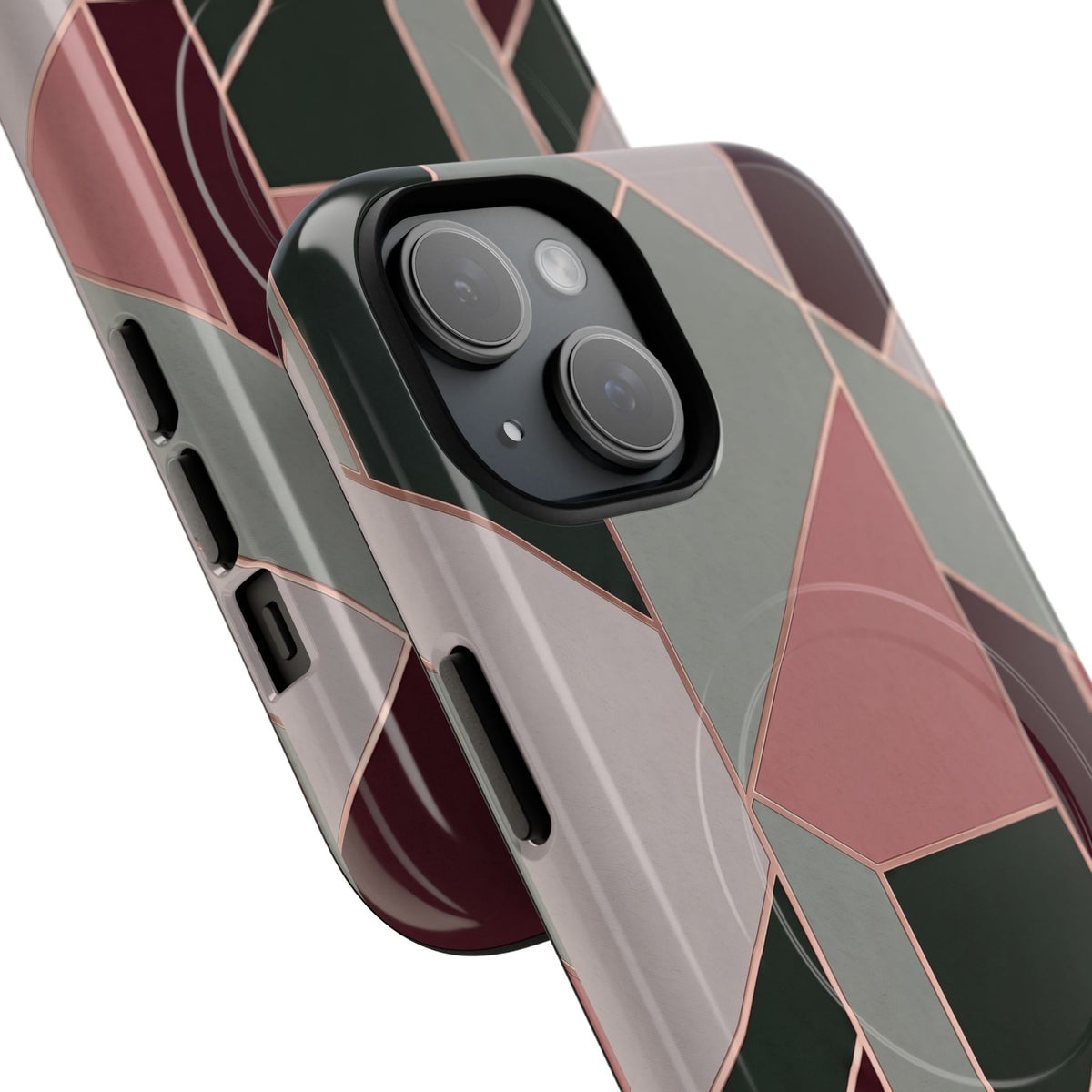 Geometric Luxe MagSafe Phone Case for iPhone