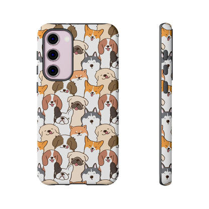 Cute Dogs Charm Phone Case for iPhone, Samsung Galaxy and Google Pixel devices