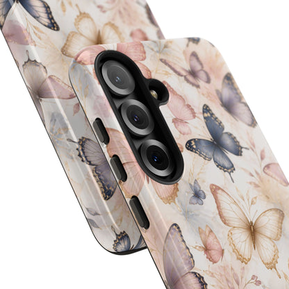 Butterfly Pastels Phone Case: Tough Case for iPhone and Samsung Galaxy devices
