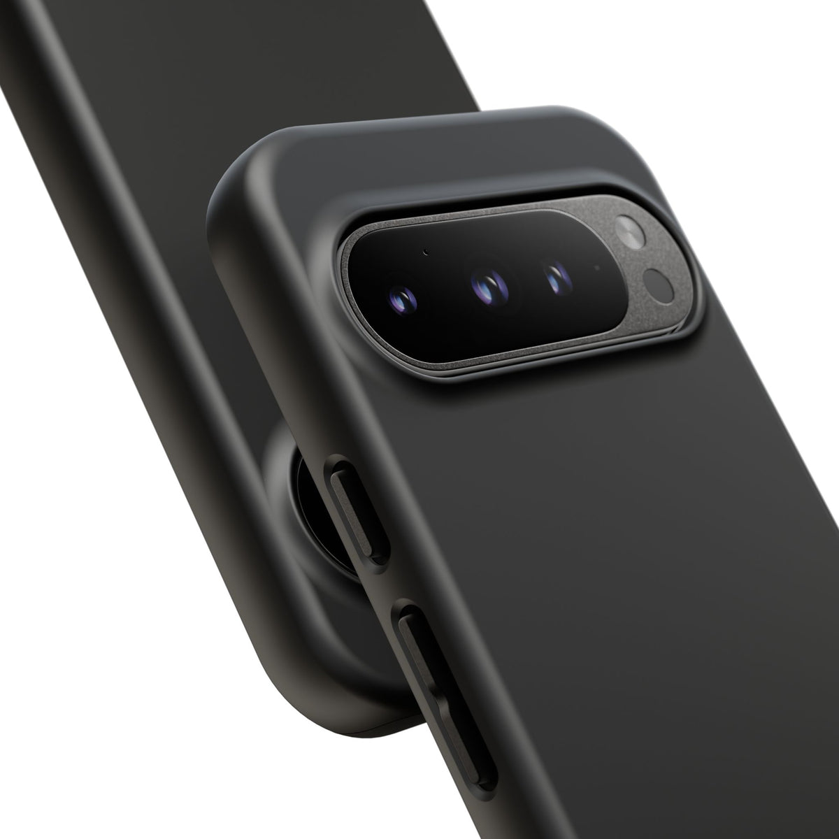 Space Black: Pure black phone case for iPhone, Samsung Galaxy and Google Pixel devices