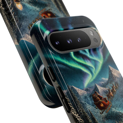 Santa Claus North Pole Adventure: Christmas Themed Phone Case for iPhone, Samsung Galaxy and Google Pixel devices