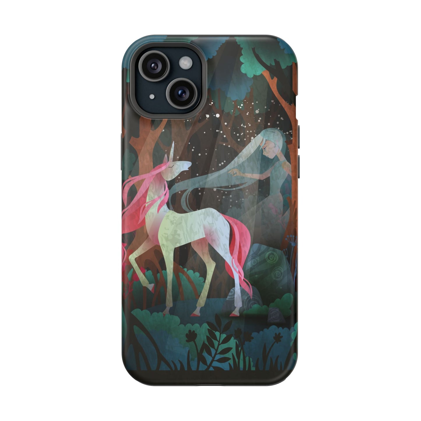 Fairy & Unicorn: Enchanted MagSafe Phone Case for iPhone