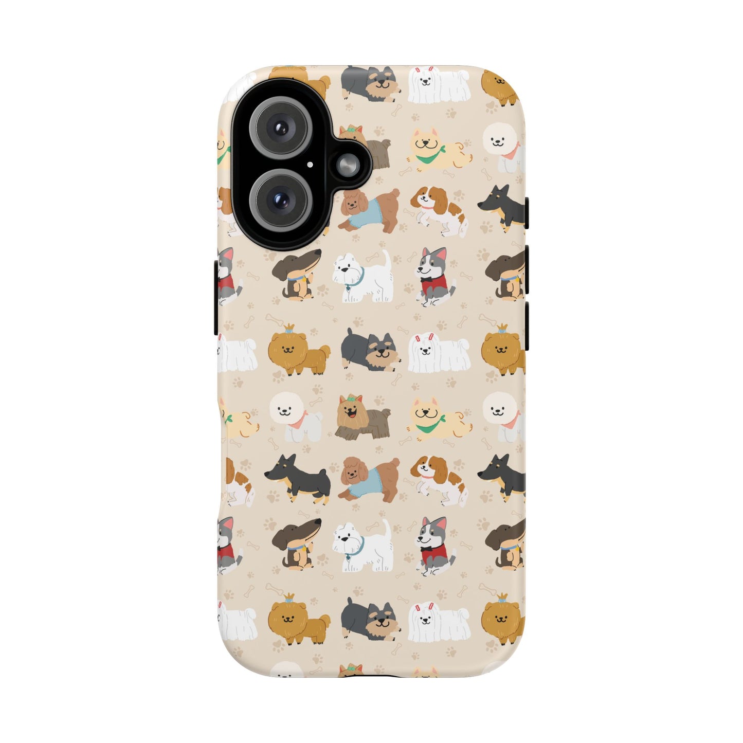 Cute Dogs: Tough Case for iPhone, Samsung Galaxy and Google Pixel devices