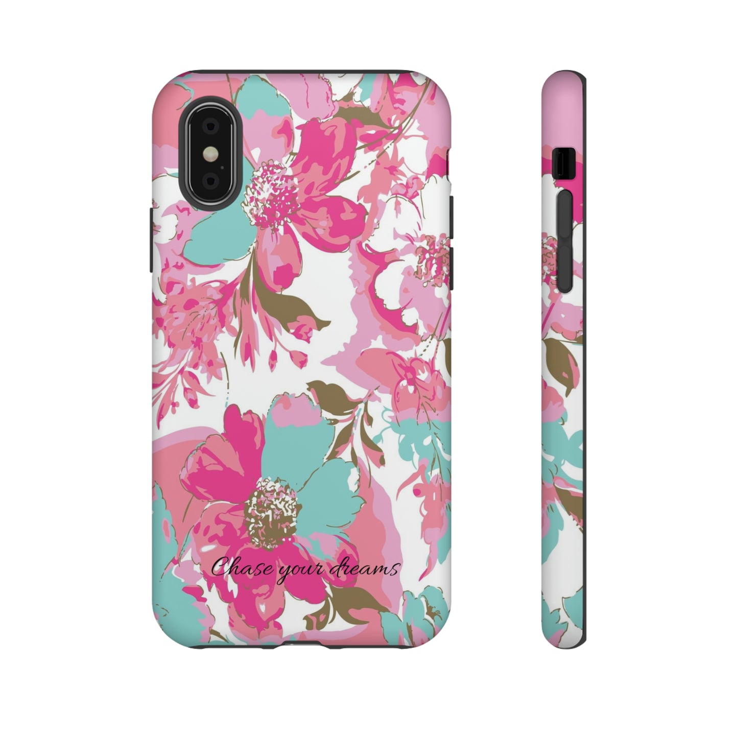 Chase your dreams: Artistic and elegant phone case for Apple iPhone, Samsung Galaxy and Pixel devices