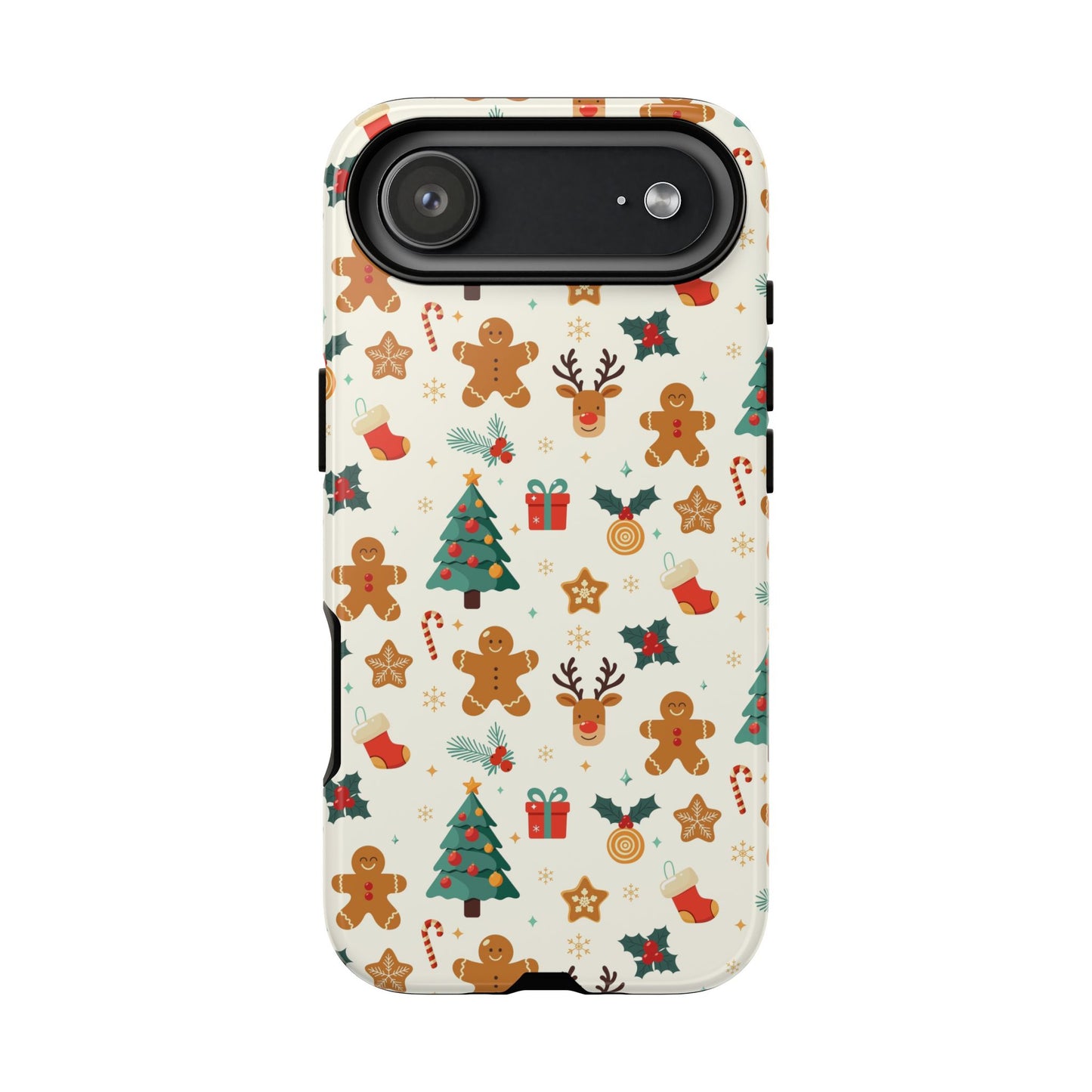 Gingerbread Holidays: Xmas-themed phone case for iPhone, Samsung and Google Pixel