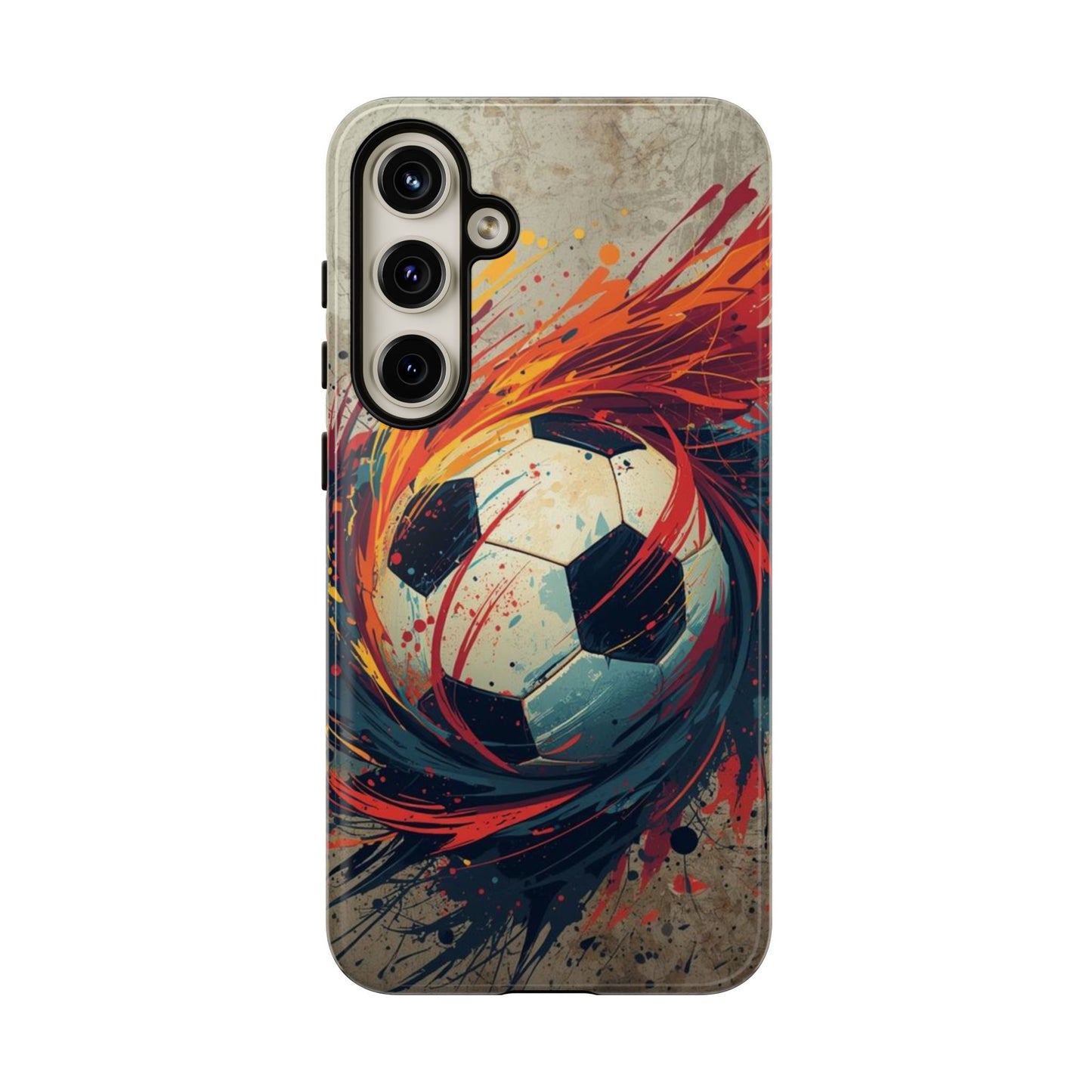 Football Swirl: Phone Case for iPhone, Samsung Galaxy and Google Pixel devices