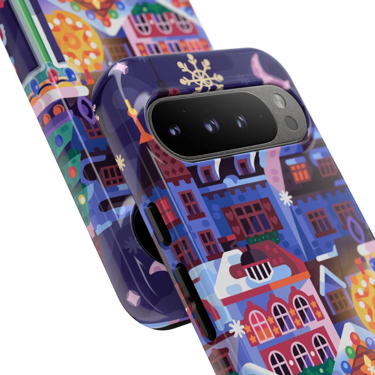 Christmas Fair in Old Town: Holiday-Themed case for iPhone, Samsung Galaxy and Google Pixel