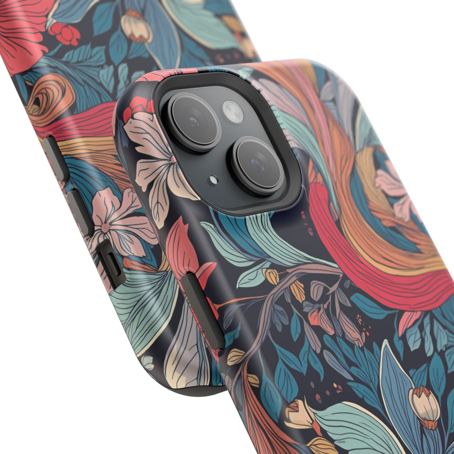 Floral Charm (MagSafe version): Fashion Phone Case for iPhone