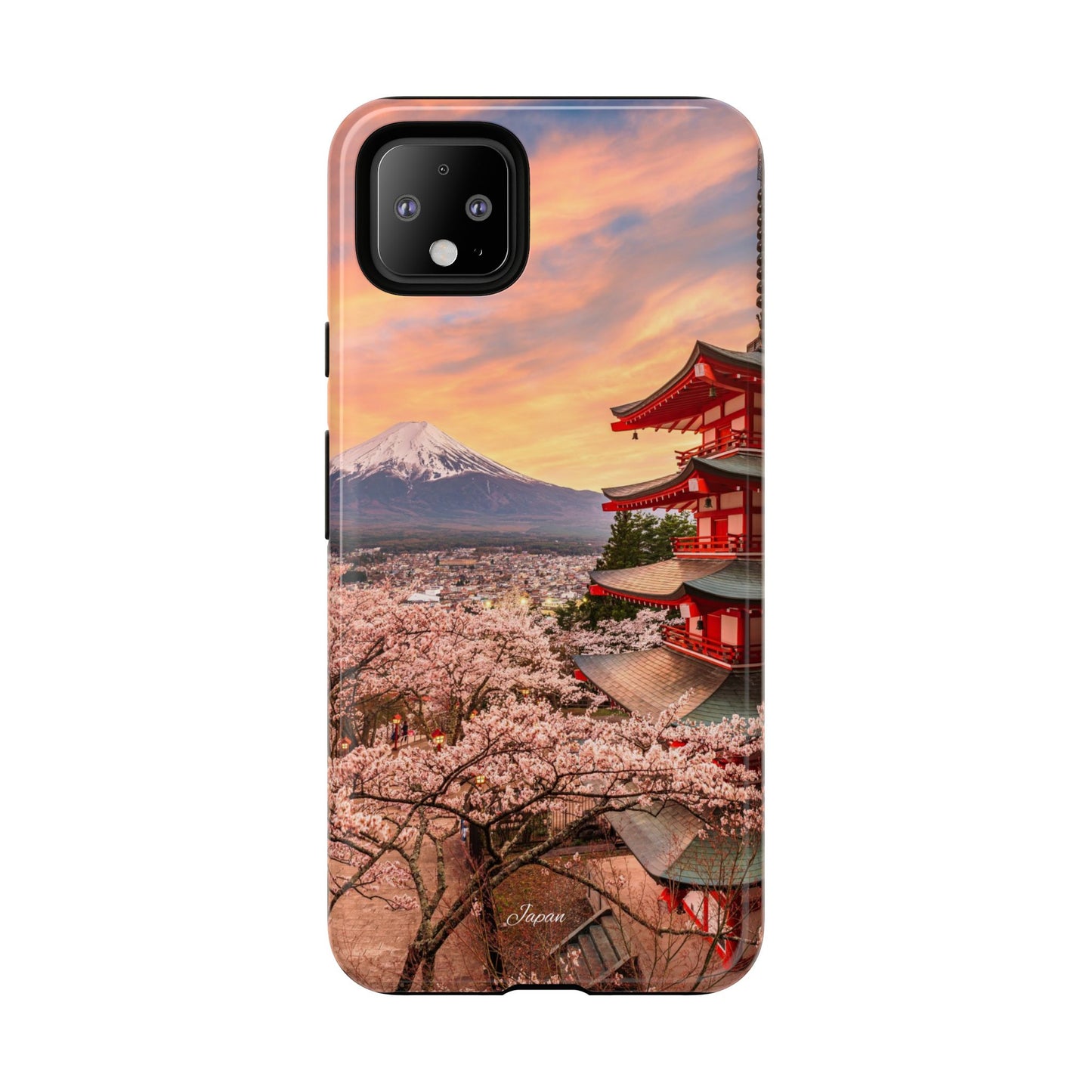Cherry Blossoms Mt. Fuji phone case for iPhone, Galaxy and Pixel devices