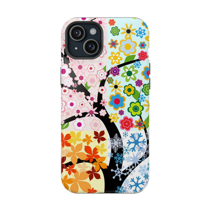 Four Seasons (MagSafe version): Fall, Winter, Spring and Summer inspired phone case for iPhone