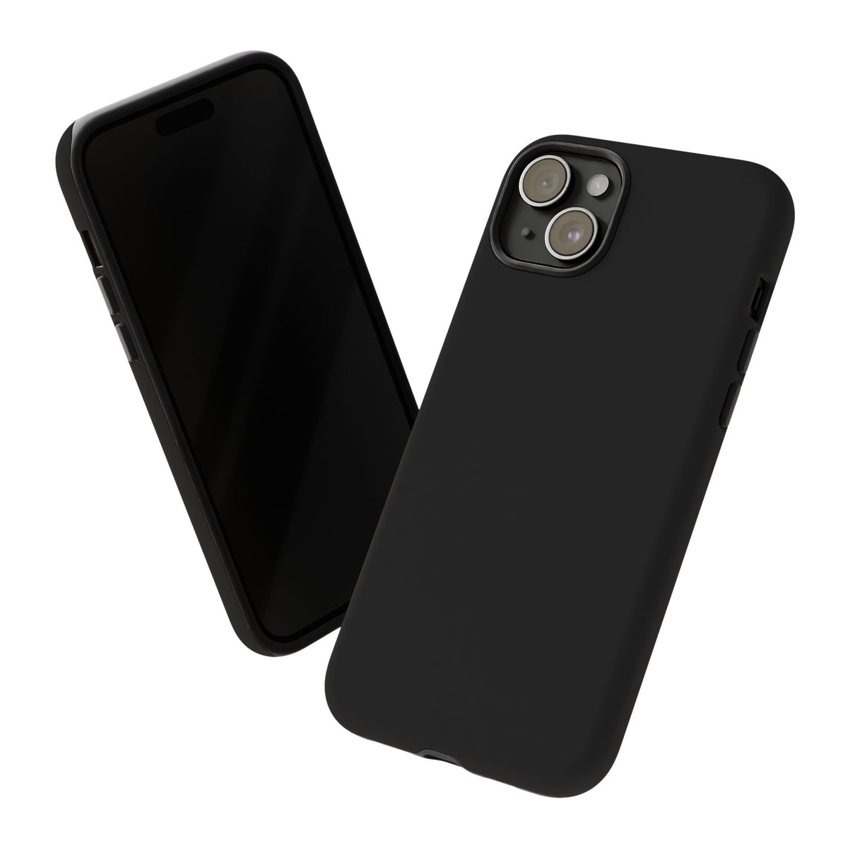 Space Black: Pure black phone case for iPhone, Samsung Galaxy and Google Pixel devices