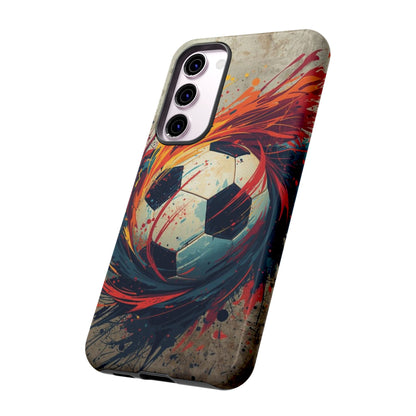 Football Swirl: Phone Case for iPhone, Samsung Galaxy and Google Pixel devices