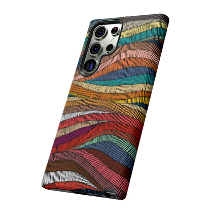 Threaded Harmony: Tapestry-inspired Phone Case for iPhone, Samsung Galaxy and Google Pixel devices
