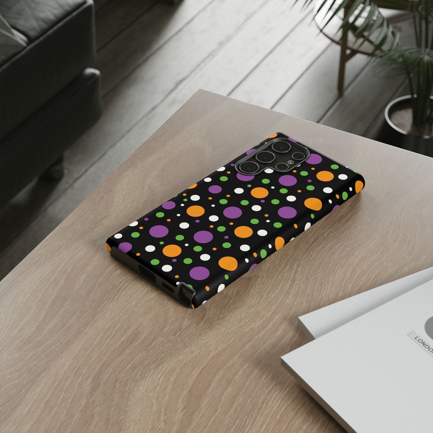Playful Polka Dots: Phone Case for iPhone, Samsung Galaxy and Google Pixel devices