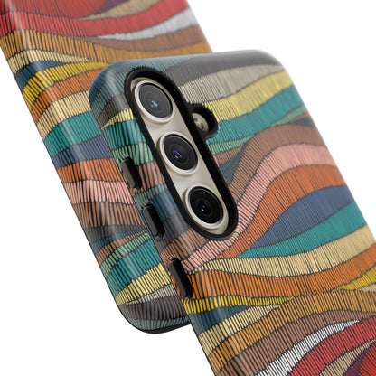 Threaded Harmony: Tapestry-inspired Phone Case for iPhone, Samsung Galaxy and Google Pixel devices
