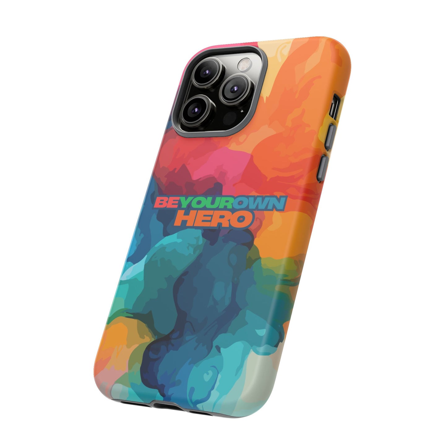Be Your Own Hero: Inspiring Quote Phone Case for iPhone, Samsung Galaxy and Google Pixel
