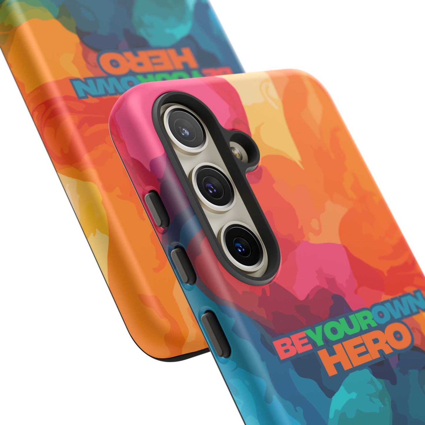 Be Your Own Hero: Inspiring Quote Phone Case for iPhone, Samsung Galaxy and Google Pixel