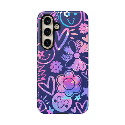 Live Inspired: Purple Tough Case for iPhone, Samsung Galaxy and Google Pixel devices