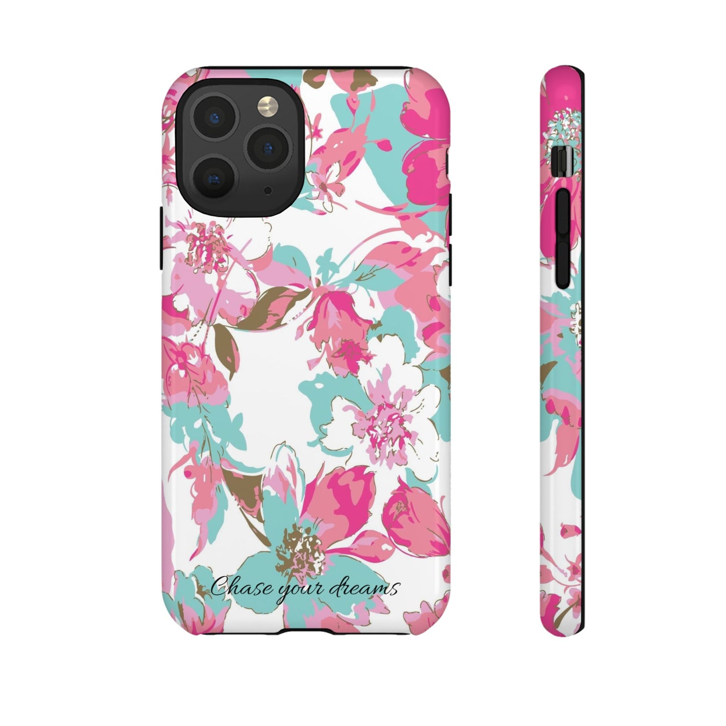 Chase your dreams: Artistic and elegant phone case for Apple iPhone, Samsung Galaxy and Pixel devices