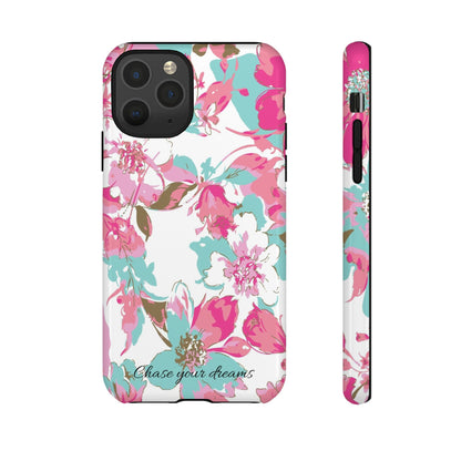 Chase your dreams: Artistic and elegant phone case for Apple iPhone, Samsung Galaxy and Pixel devices