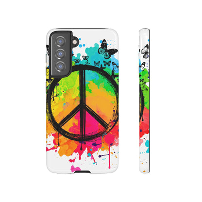 Peace Bloom: Inspiring Phone Case for iPhone and Samsung Galaxy