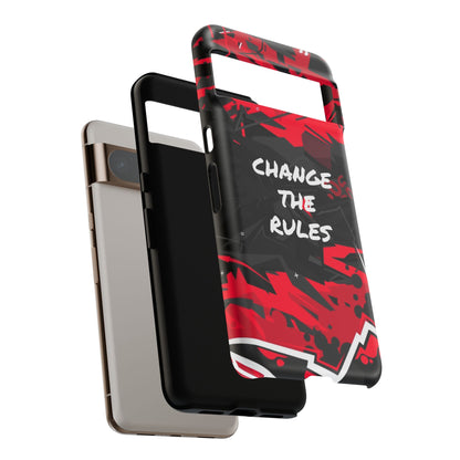 Verander de regels: stevige hoes voor iPhone-, Galaxy- en Pixel-apparaten