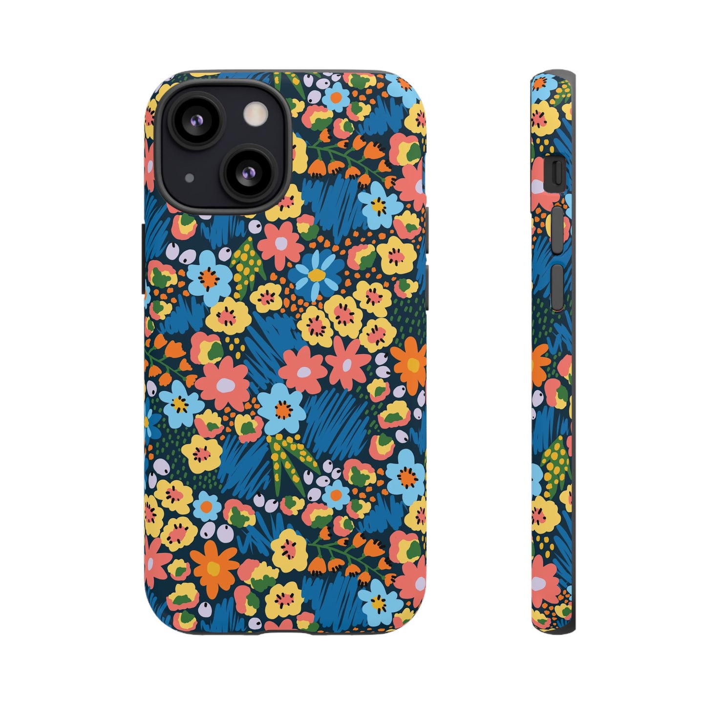 Bloom Burst: Color and Joy Themed Phone Case for iPhone, Samsung Galaxy and Google Pixel devices