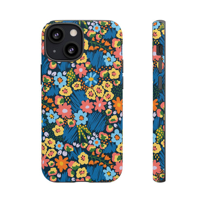 Bloom Burst: Color and Joy Themed Phone Case for iPhone, Samsung Galaxy and Google Pixel devices