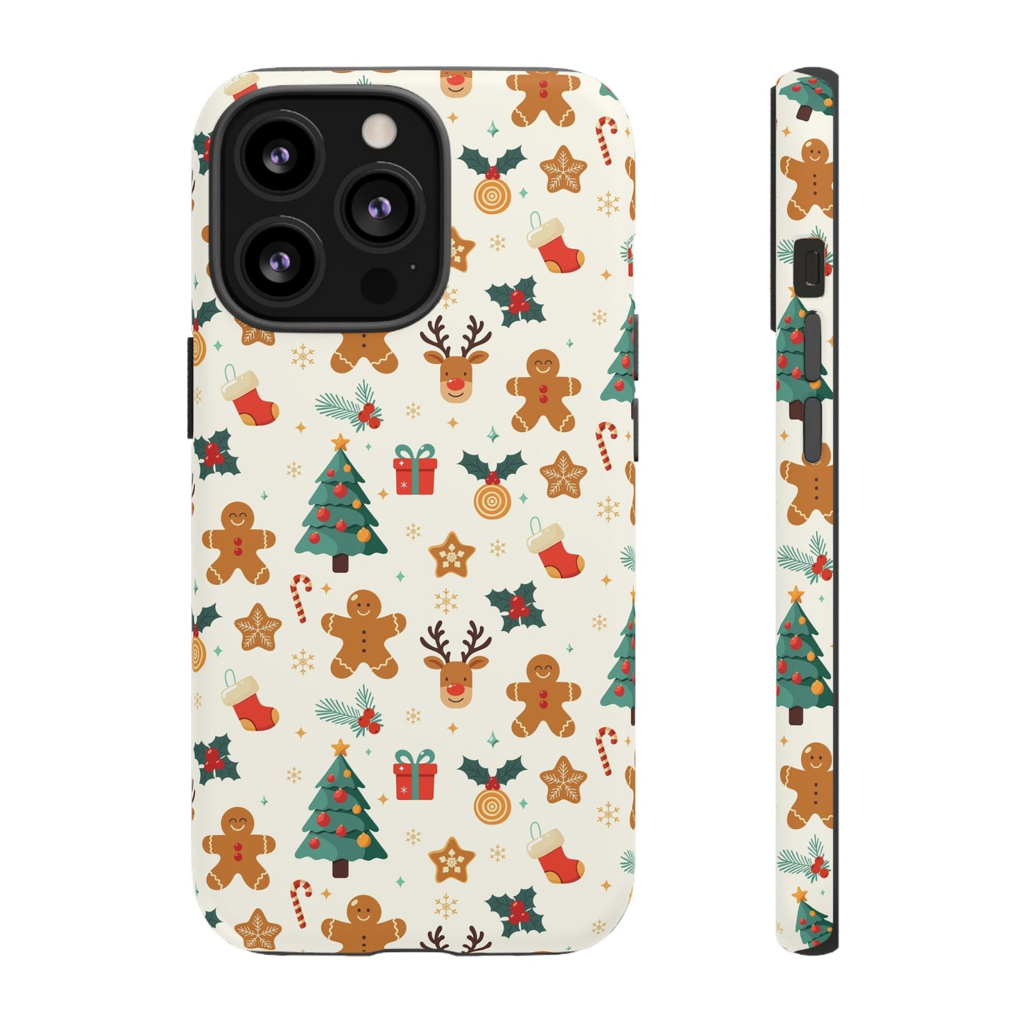 Gingerbread Holidays: Xmas-themed phone case for iPhone, Samsung and Google Pixel