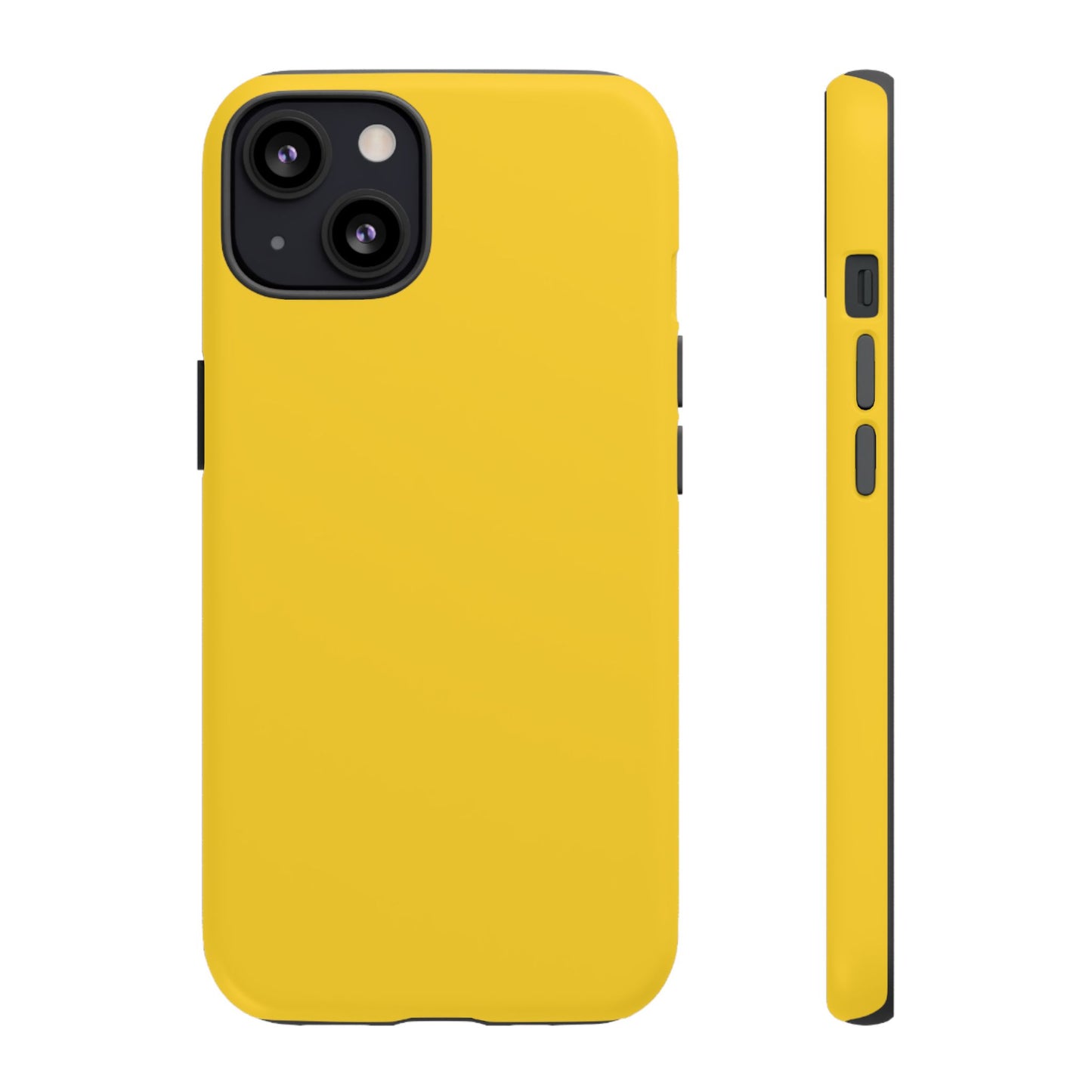 Luscious Yellow: Plain Sunburst-Inspired Color for iPhone, Samsung Galaxy and Google Pixel devices