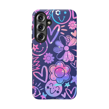 Live Inspired: Purple Tough Case for iPhone, Samsung Galaxy and Google Pixel devices