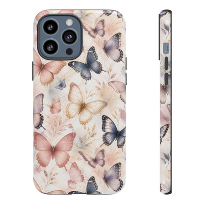Butterfly Pastels Phone Case: Tough Case for iPhone and Samsung Galaxy devices
