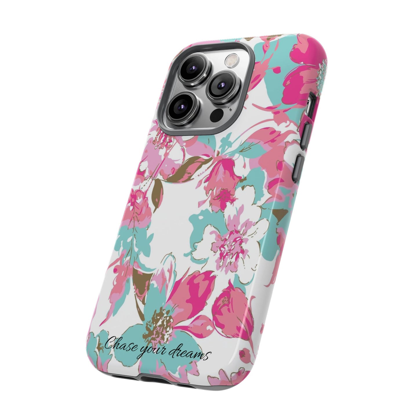 Chase your dreams: Artistic and elegant phone case for Apple iPhone, Samsung Galaxy and Pixel devices