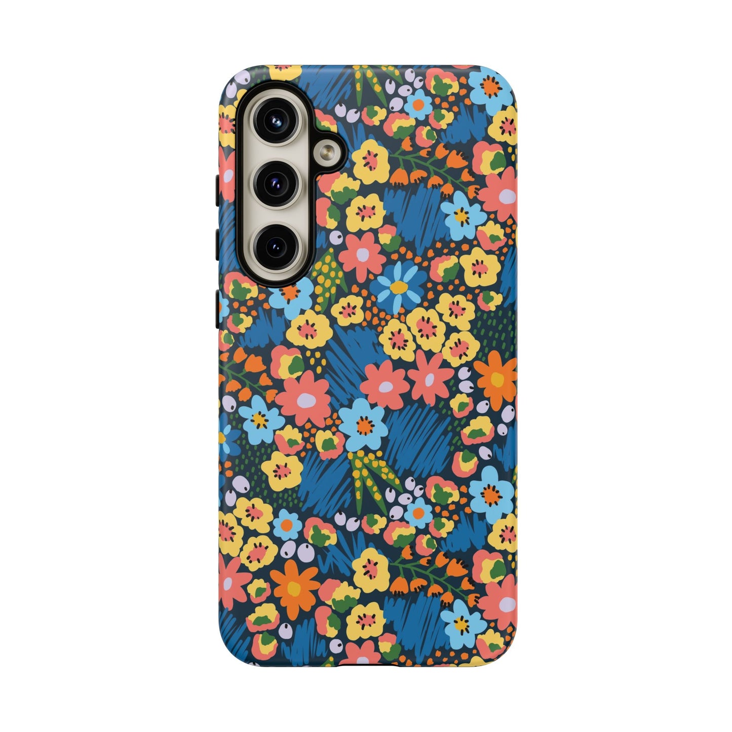 Bloom Burst: Color and Joy Themed Phone Case for iPhone, Samsung Galaxy and Google Pixel devices