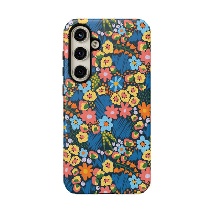 Bloom Burst: Color and Joy Themed Phone Case for iPhone, Samsung Galaxy and Google Pixel devices